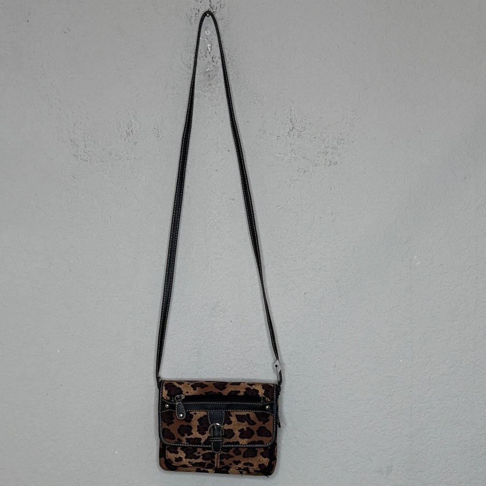 Leopard Print Crossbody Bag